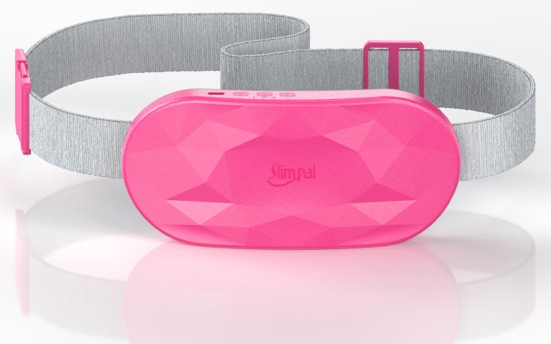 Slimpal AI Heat Pads for Period Pain Relief, AI Smart Chip Long Safe Heat, Electric Back Belly Heating Pad for Menstrual Cramp Relief, Cordless Heat Belt Gifts for Her Women Girl Wife, Bright Pink